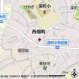 福岡県北九州市若松区西畑町9-18周辺の地図