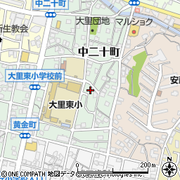 福岡県北九州市門司区中二十町10-3周辺の地図