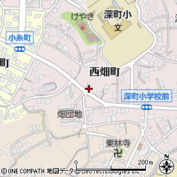 福岡県北九州市若松区西畑町9-23周辺の地図