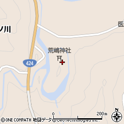 和歌山県田辺市龍神村甲斐ノ川705周辺の地図