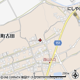 愛媛県西条市丹原町古田甲-1487周辺の地図