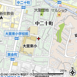 福岡県北九州市門司区中二十町10-1周辺の地図
