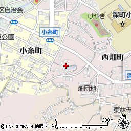 福岡県北九州市若松区西畑町6周辺の地図
