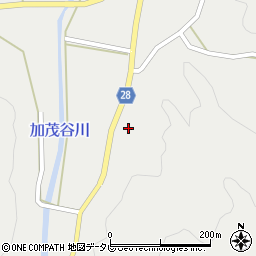 徳島県阿南市加茂町吉元周辺の地図