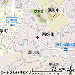 福岡県北九州市若松区西畑町9-27周辺の地図
