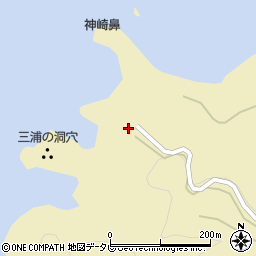 筑前大島灯台周辺の地図