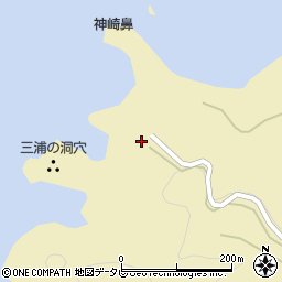 筑前大島灯台周辺の地図