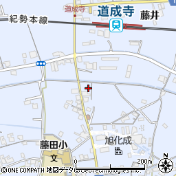 和歌山県御坊市藤田町藤井2024-6周辺の地図