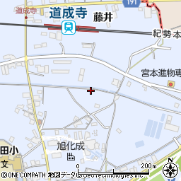和歌山県御坊市藤田町藤井2002-5周辺の地図
