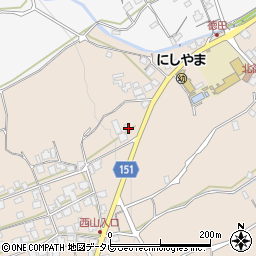 愛媛県西条市丹原町古田甲-745周辺の地図