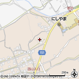 愛媛県西条市丹原町古田710周辺の地図