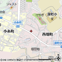 福岡県北九州市若松区西畑町7周辺の地図
