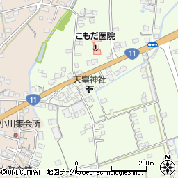 天皇神社周辺の地図