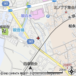 愛媛県西条市神拝甲114-1周辺の地図