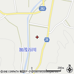 徳島県阿南市加茂町奥田周辺の地図