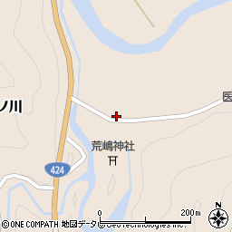 和歌山県田辺市龍神村甲斐ノ川501周辺の地図