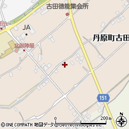 愛媛県西条市丹原町古田497-1周辺の地図