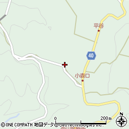 三重県熊野市紀和町平谷周辺の地図