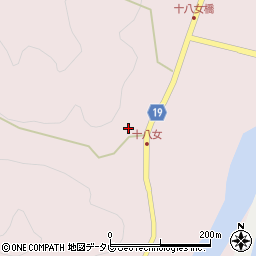 徳島県阿南市十八女町新開周辺の地図