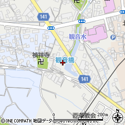 愛媛県西条市神拝甲132周辺の地図
