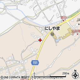 愛媛県西条市丹原町古田甲-605周辺の地図