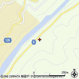 愛媛県四国中央市富郷町寒川山464周辺の地図