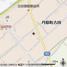 愛媛県西条市丹原町古田430周辺の地図