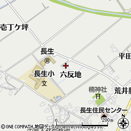 徳島県阿南市長生町六反地6-1周辺の地図