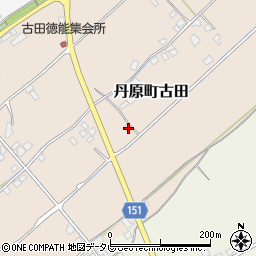 愛媛県西条市丹原町古田甲-433周辺の地図