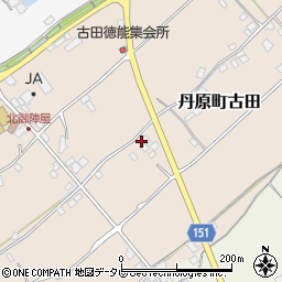 愛媛県西条市丹原町古田甲-430周辺の地図