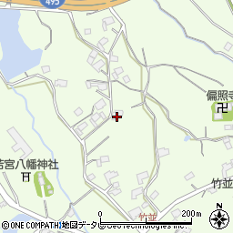 福岡県北九州市若松区竹並2410周辺の地図