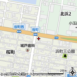 福岡自動車周辺の地図