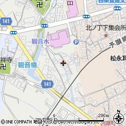 愛媛県西条市神拝甲74-4周辺の地図