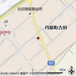 愛媛県西条市丹原町古田甲-431周辺の地図