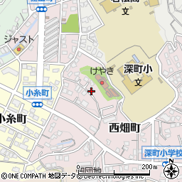 福岡県北九州市若松区西畑町9-43周辺の地図