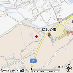 愛媛県西条市丹原町古田甲-610周辺の地図