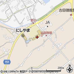 愛媛県西条市丹原町古田722周辺の地図