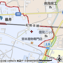 和歌山県御坊市藤田町藤井1942-10周辺の地図