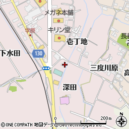 徳島県阿南市学原町深田6周辺の地図