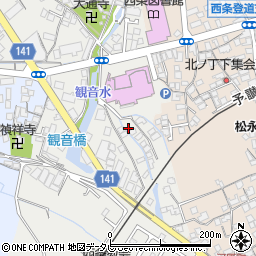 愛媛県西条市神拝甲75-3周辺の地図