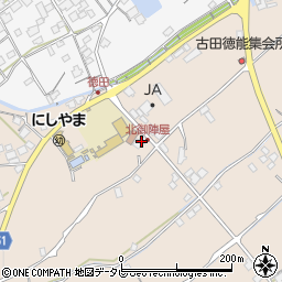 愛媛県西条市丹原町古田725-3周辺の地図