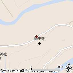 和歌山県田辺市龍神村甲斐ノ川389周辺の地図