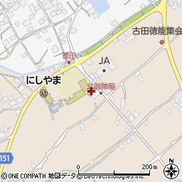 愛媛県西条市丹原町古田725-2周辺の地図