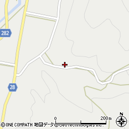 徳島県阿南市加茂町大谷周辺の地図
