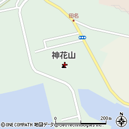 神花山周辺の地図