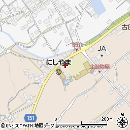 愛媛県西条市丹原町古田甲-717周辺の地図