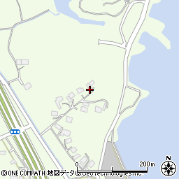 福岡県北九州市若松区竹並712周辺の地図