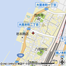 飯野物産株式会社　門司営業所周辺の地図