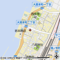 飯野物産門司営業所周辺の地図