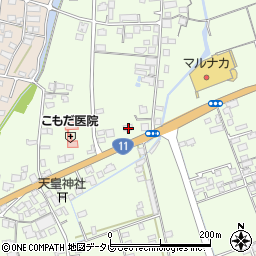 愛媛県西条市福武甲周辺の地図